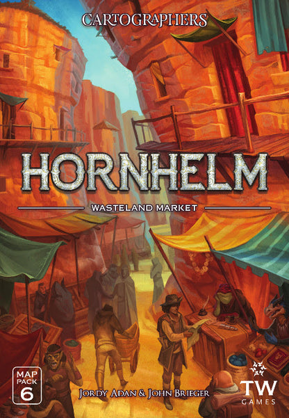 Box cover of Cartographers Map Pack 6 – Hornhelm with wasteland theme