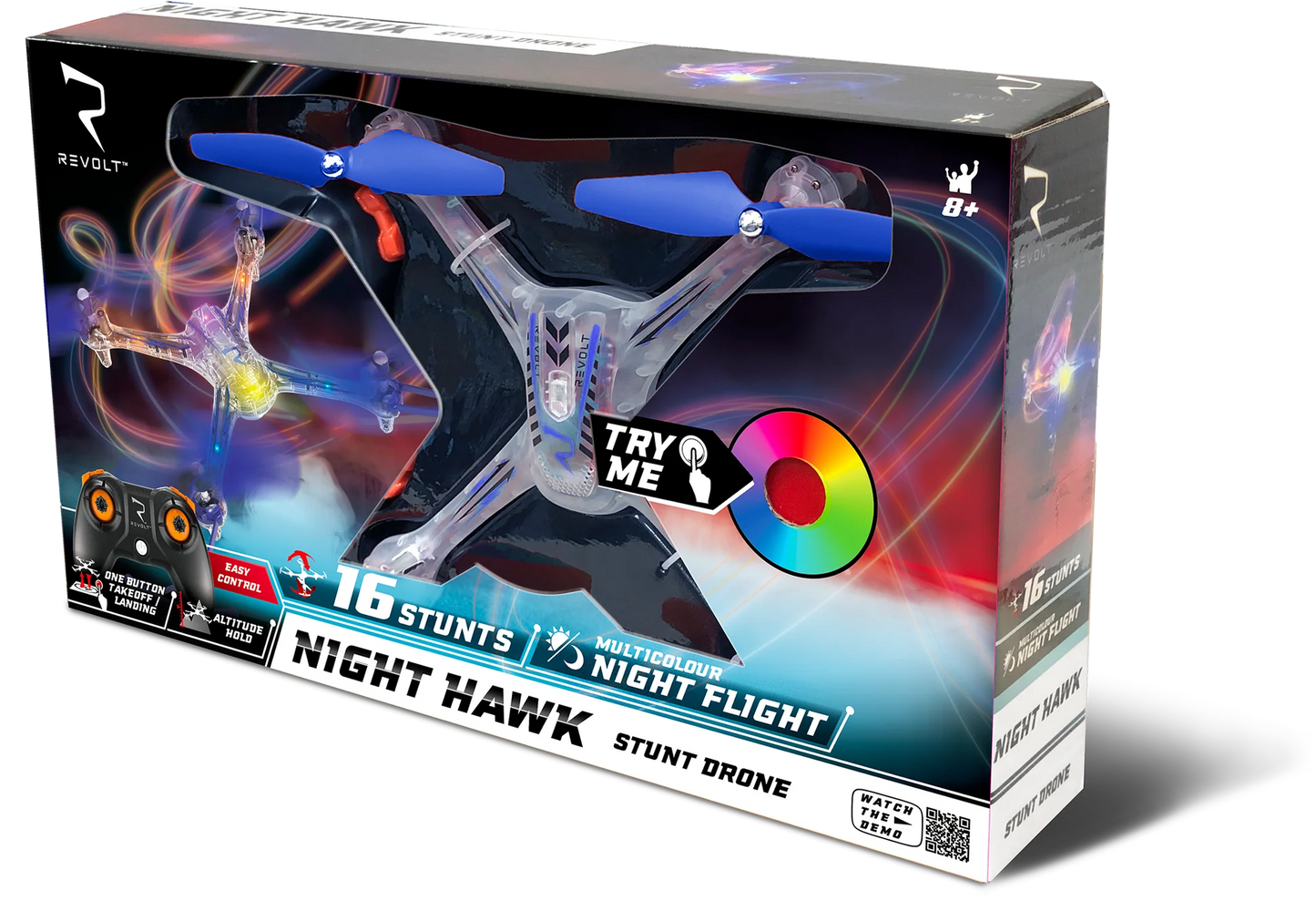 Revolt Radio Control Night Hawk Stunt Drone