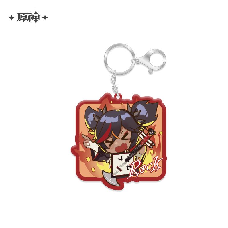 Genshin Impact Acrylic Keychain Emoji - Good Games