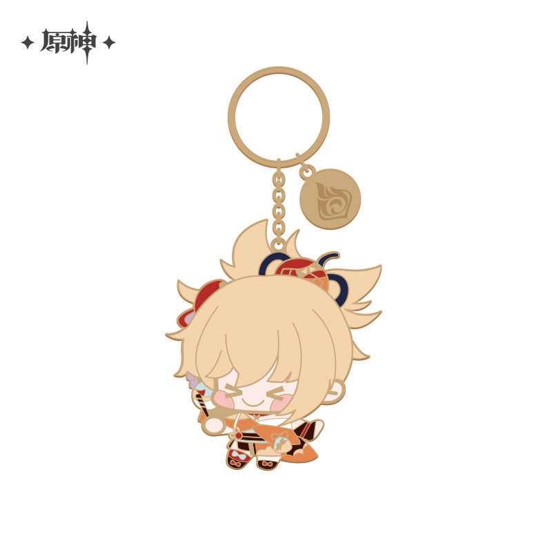 Genshin Impact Metallic Character Keychain - Yoimiya - Good Games
