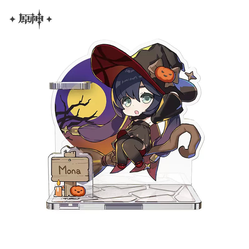Genshin Impact Acrylic Halloween Pen Holder - Mona - Good Games