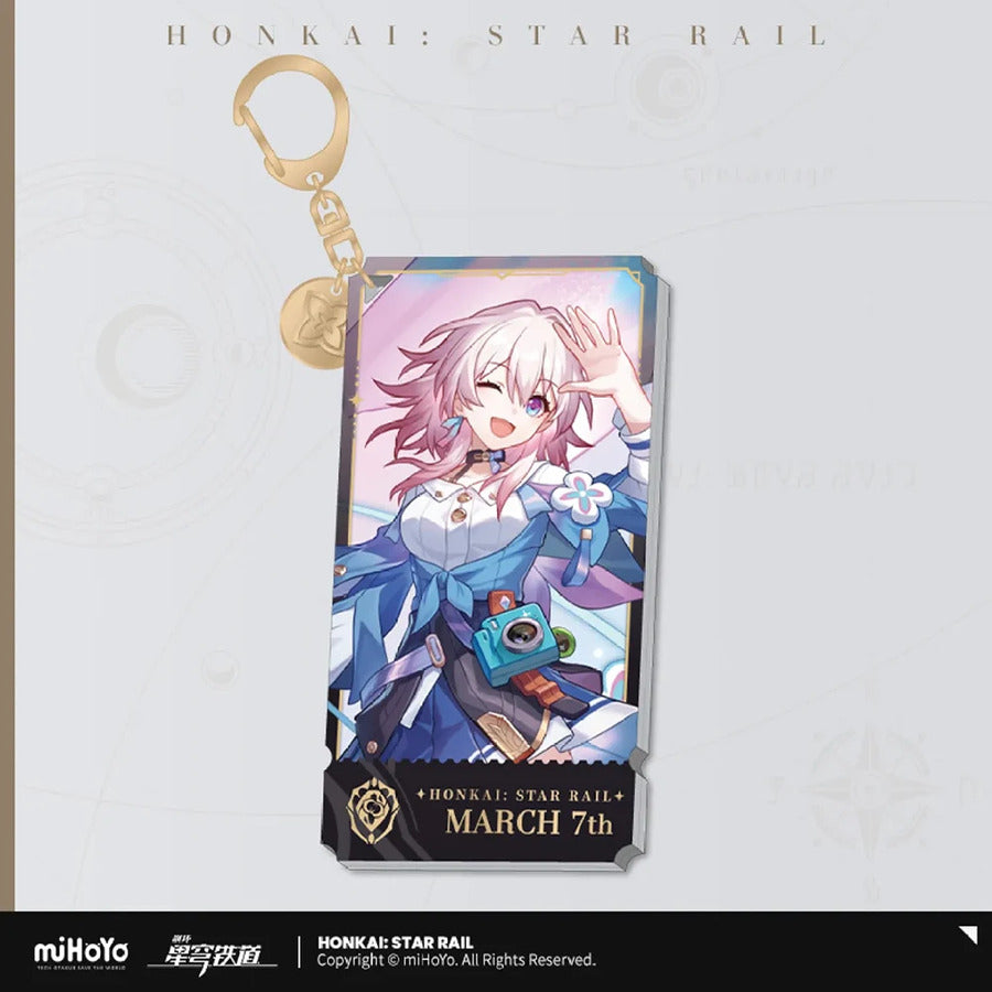 Honkai: Star Rail March 7th Rectangle Keychain - Good Games