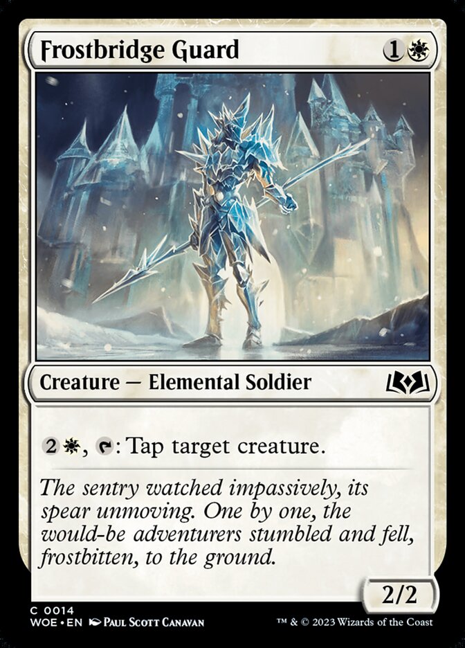 Frostbridge Guard 14/276 (Wilds of Eldraine)  - Foil