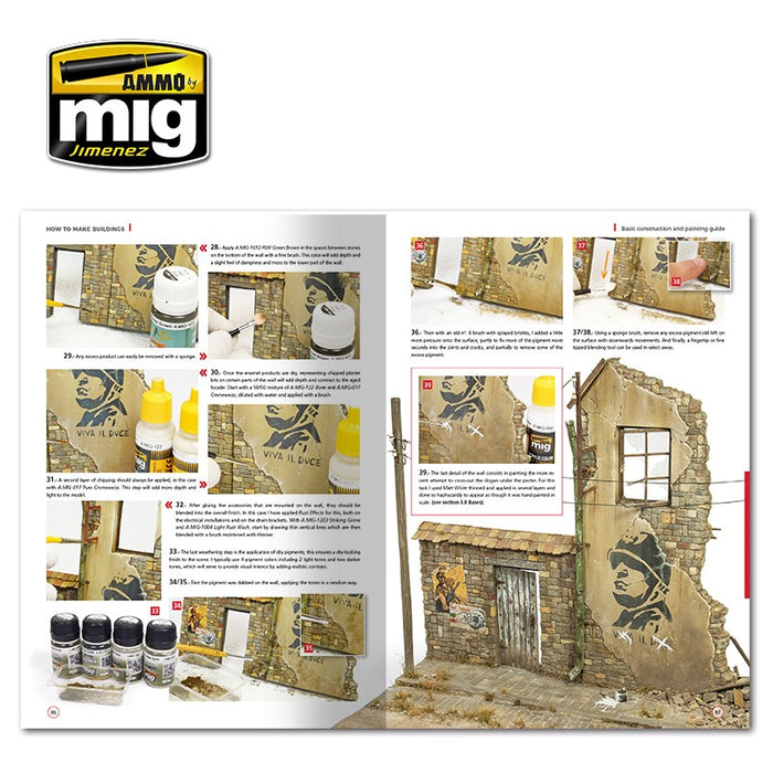 Ammo by MIG - Book - How To Make Buildings – Basic Construction And Painting Guide (Preorder) - Good Games