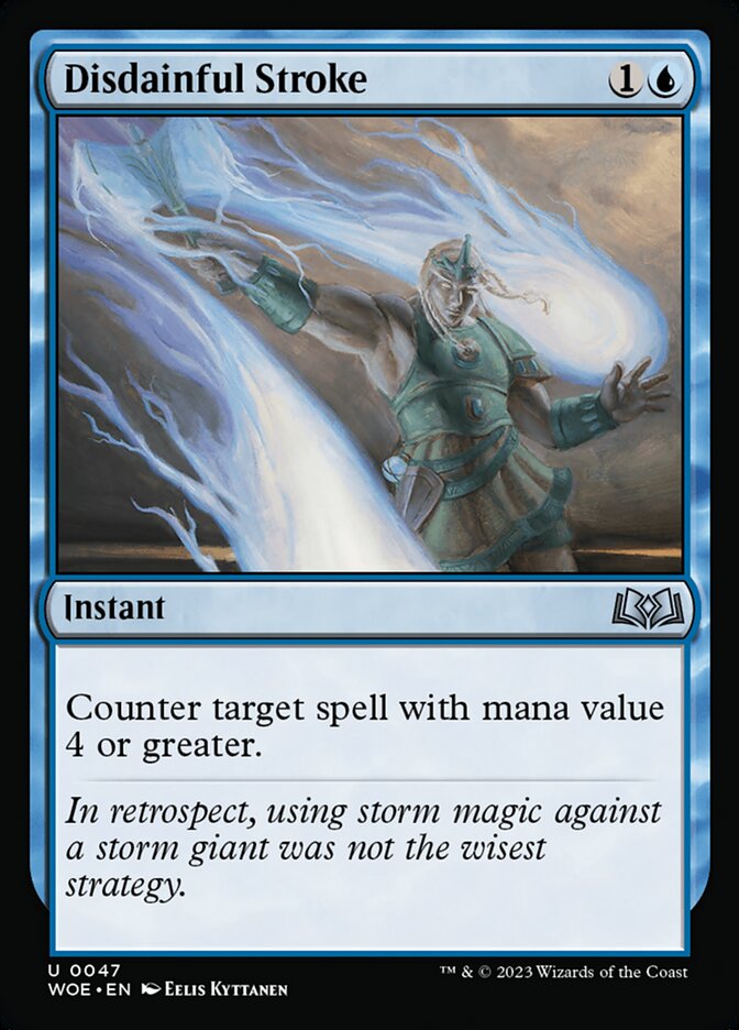 Disdainful Stroke 47 (Wilds of Eldraine)  - Foil
