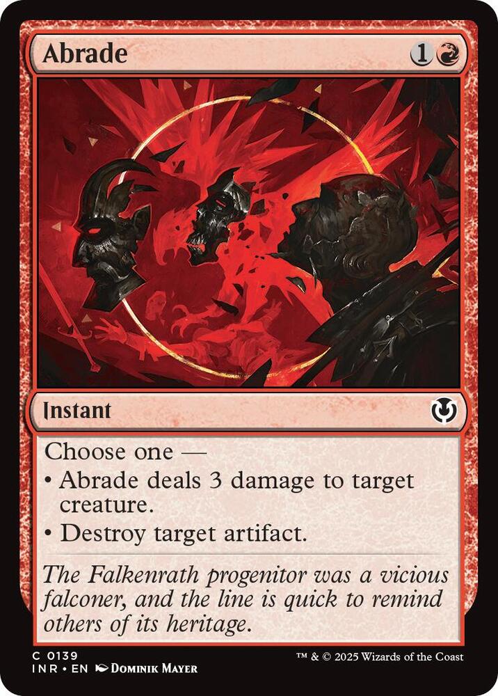 Abrade 139 (Innistrad Remastered)  - Foil