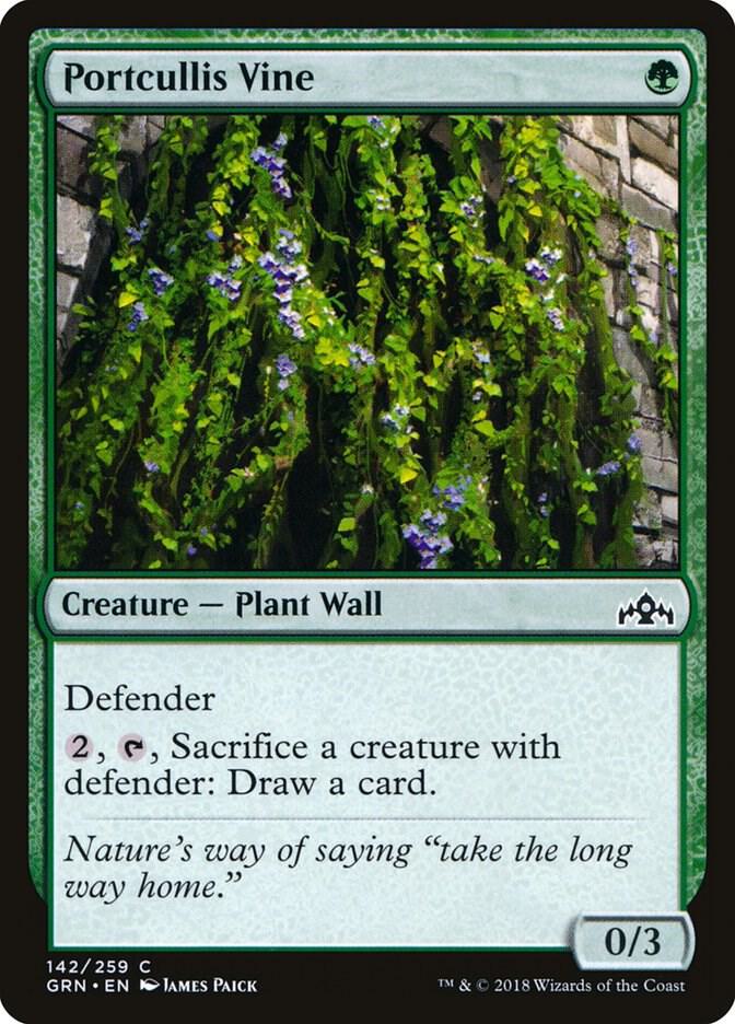 Portcullis Vine 142/259 (Guilds of Ravnica) 