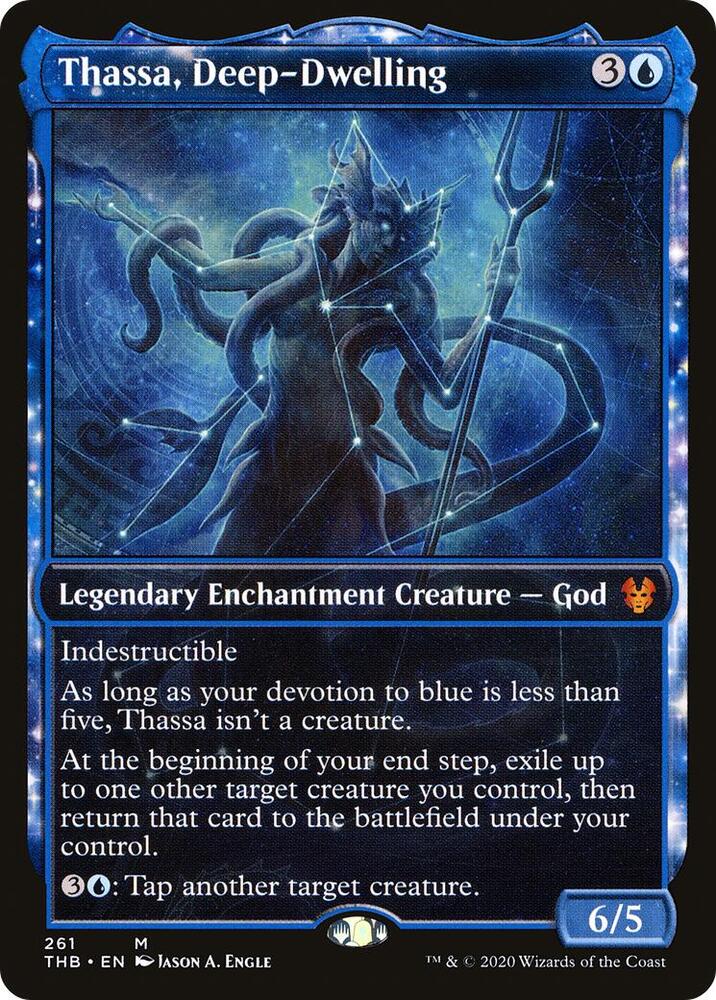 Thassa, Deep-Dwelling 261/254 (Theros Beyond Death)  - Showcase Foil