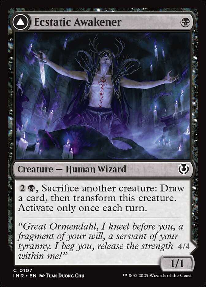 Ecstatic Awakener // Awoken Demon 107/287 (Innistrad Remastered)  - Foil