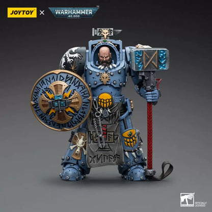 Warhammer Collectibles: 1/18 Scale Space Wolves Arjac Rockfist - Good Games