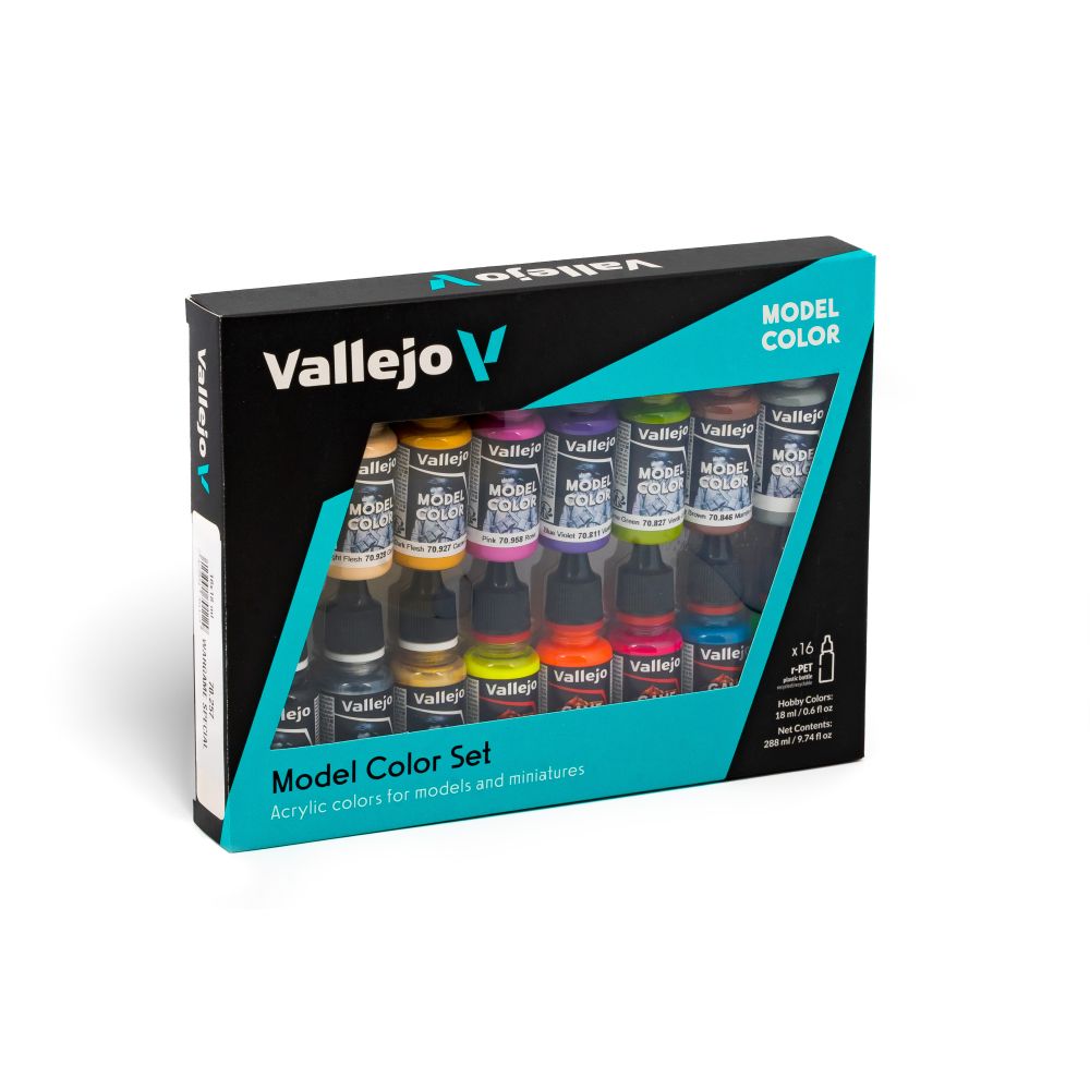 Vallejo Wargame Special Model Colour Paint Set 18ml - 16 Piece - Good Games