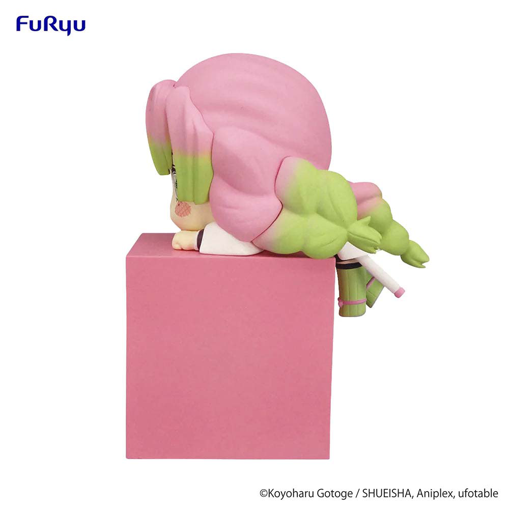 Rear angle of Mitsuri figure showing her detailed braided hair