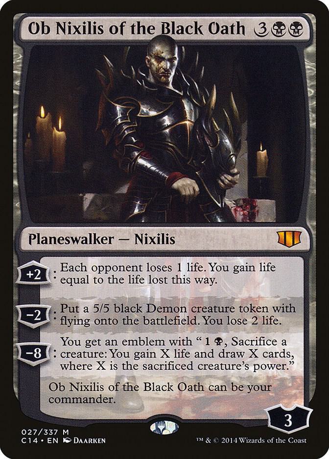 Ob Nixilis of the Black Oath 27/337 (Commander 2014) 