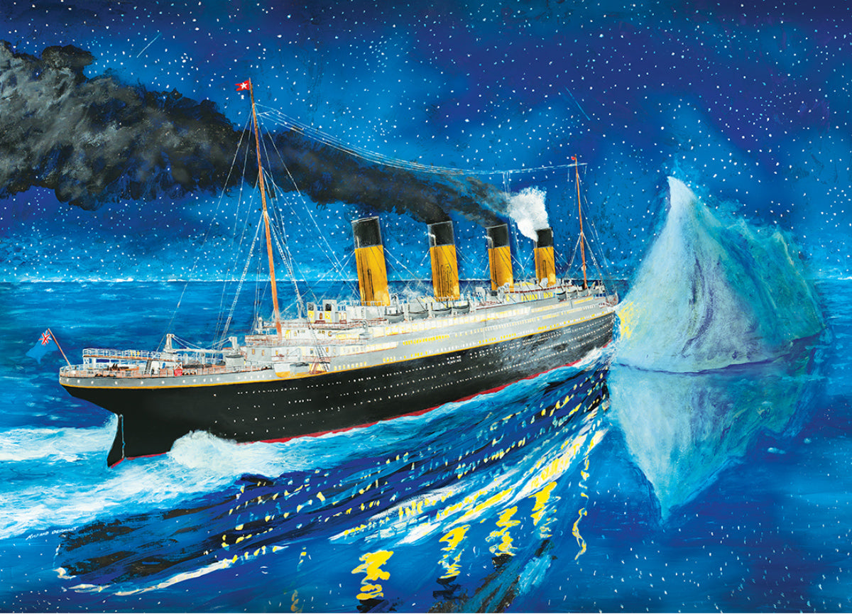 Masterpieces Titanic at Sea Iceberg 1000 Piece JIgsaw - Good Games