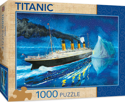 Masterpieces Titanic at Sea Iceberg 1000 Piece JIgsaw - Good Games