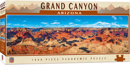 Masterpieces Grand Canyon City Arizona Panoramic - 1000 piece Jigsaw