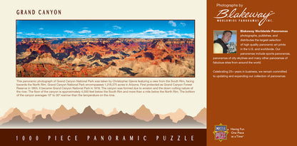 Masterpieces Grand Canyon City Arizona Panoramic - 1000 piece Jigsaw