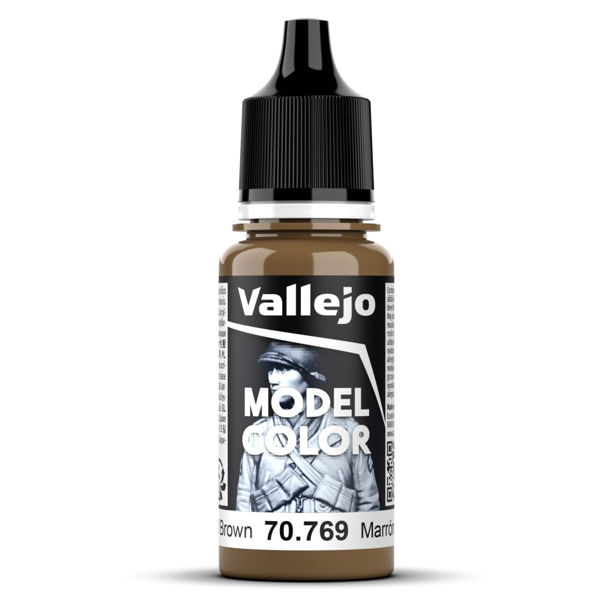 Vallejo Model Colour - Mustard Brown 18ml