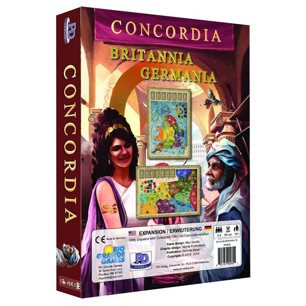 Concordia: Britannia/Germania expansion box front