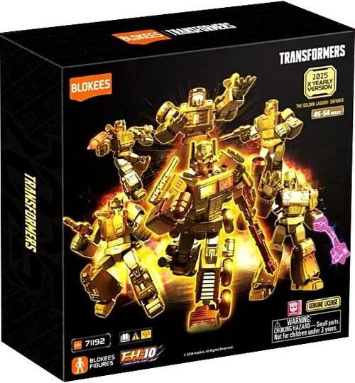 Blokees Transformers XV01 Golden Lagoon Defense model kit front