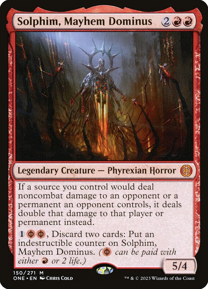 Solphim, Mayhem Dominus 150 (Phyrexia: All Will Be One) 