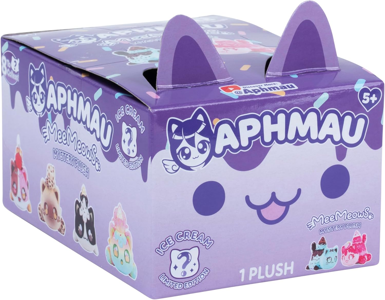 Aphmau MeeMeows 6 inch Ice Cream plush front