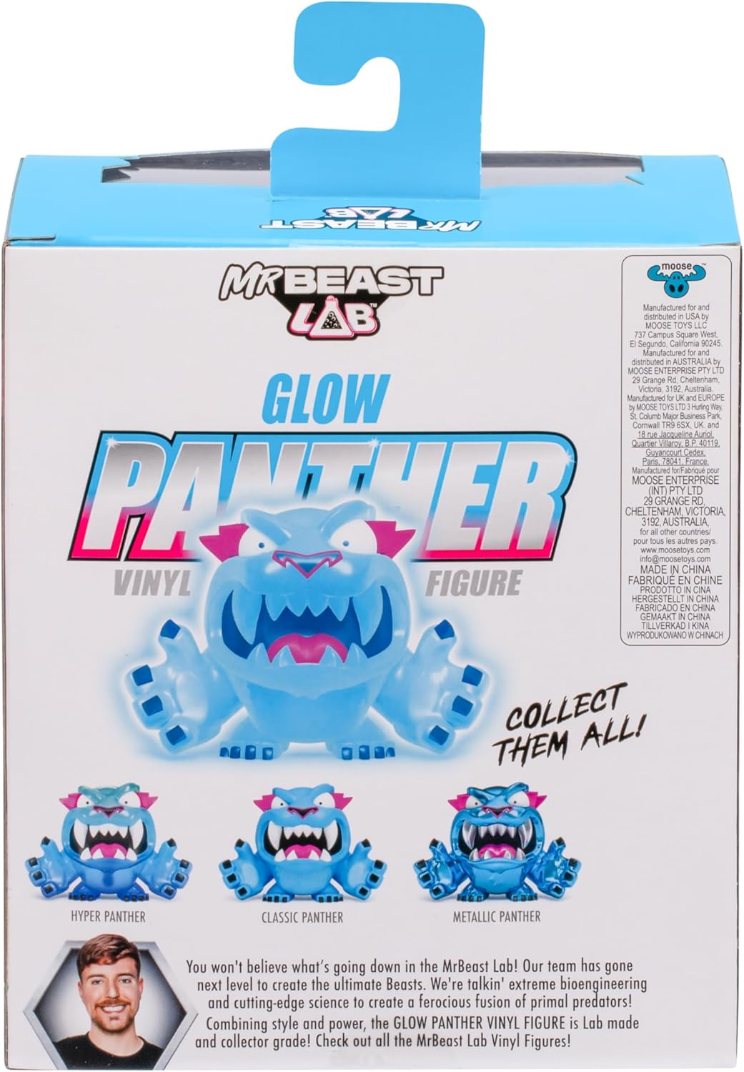 MrBeast Lab Vinyl Figure - Glow Panther - Good Games