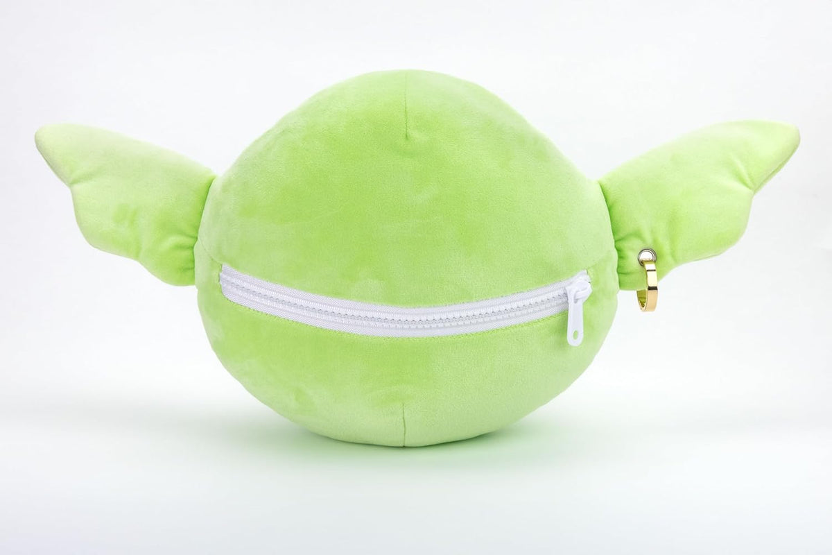 Pathfinder Goblin Plush Dice Bag shown from backside