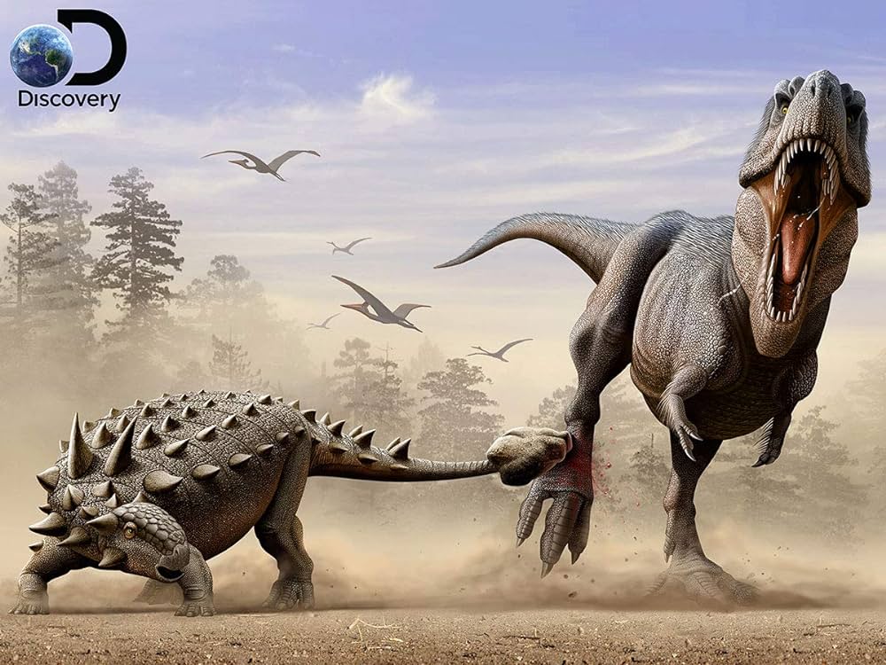 Prime 3d 500 Piece Jigsaw Daspletosaurus V Euoplocephalus - Good Games