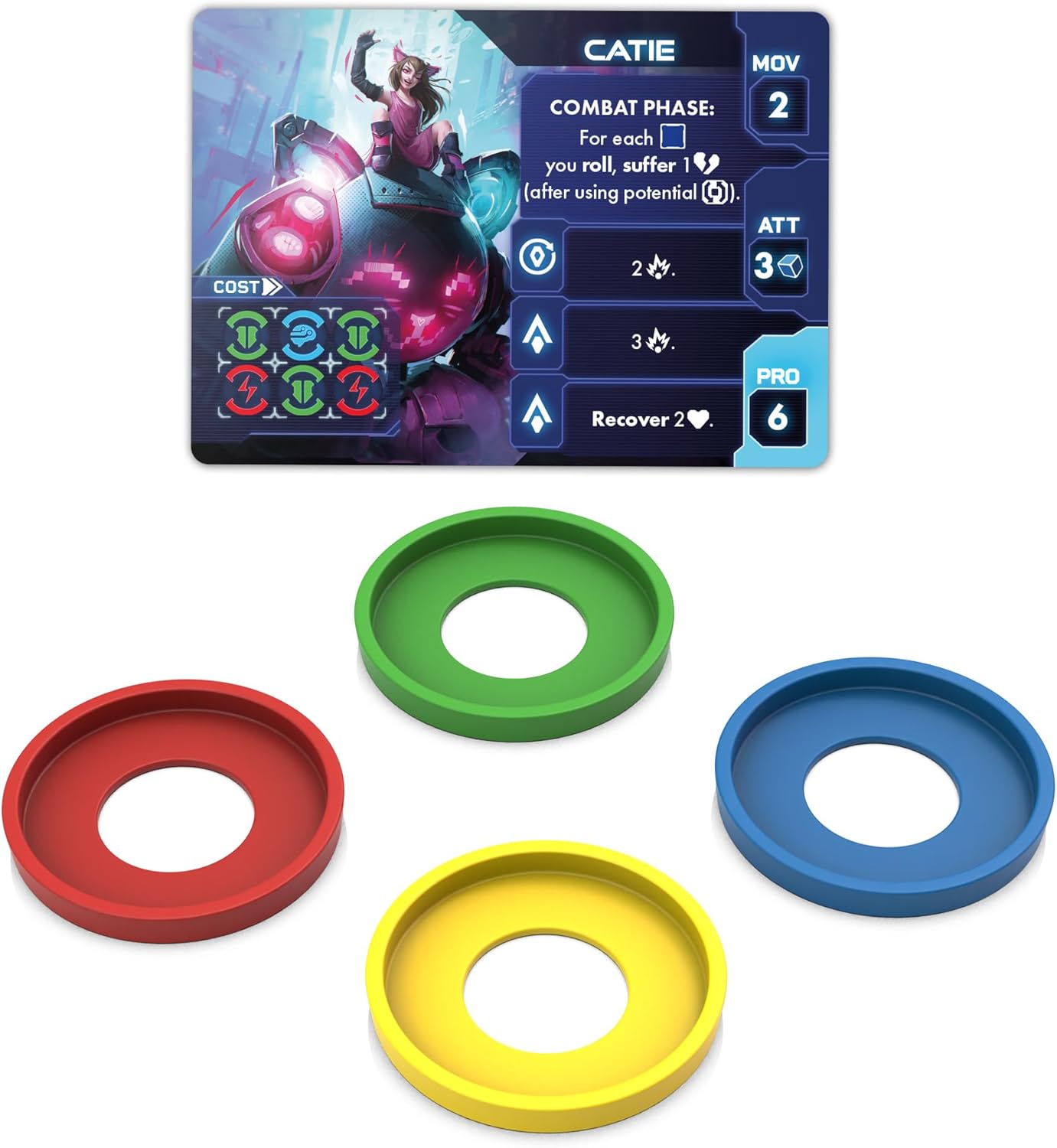 Tamashii rulebook and game parts laid out