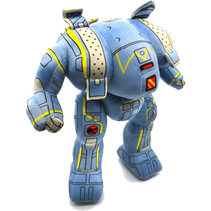 Blue Mercenary MechWarrior Archer plush toy collectible Battletech item
