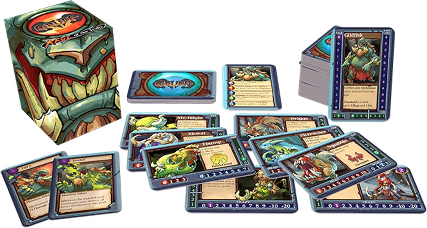 Game setup with rulebook and pieces in view