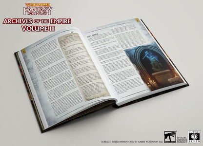 Page features "Holy Temple" and a glowing blue figure with a hammer in an archway