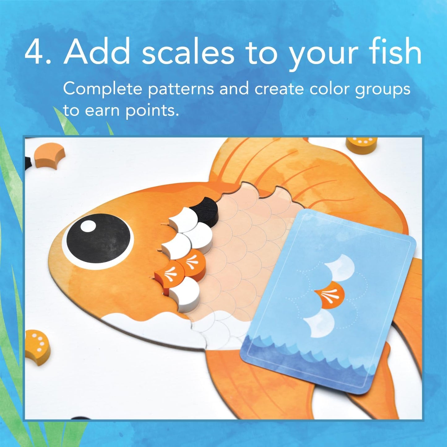 The Finest Fish pieces and decorative fish tokens