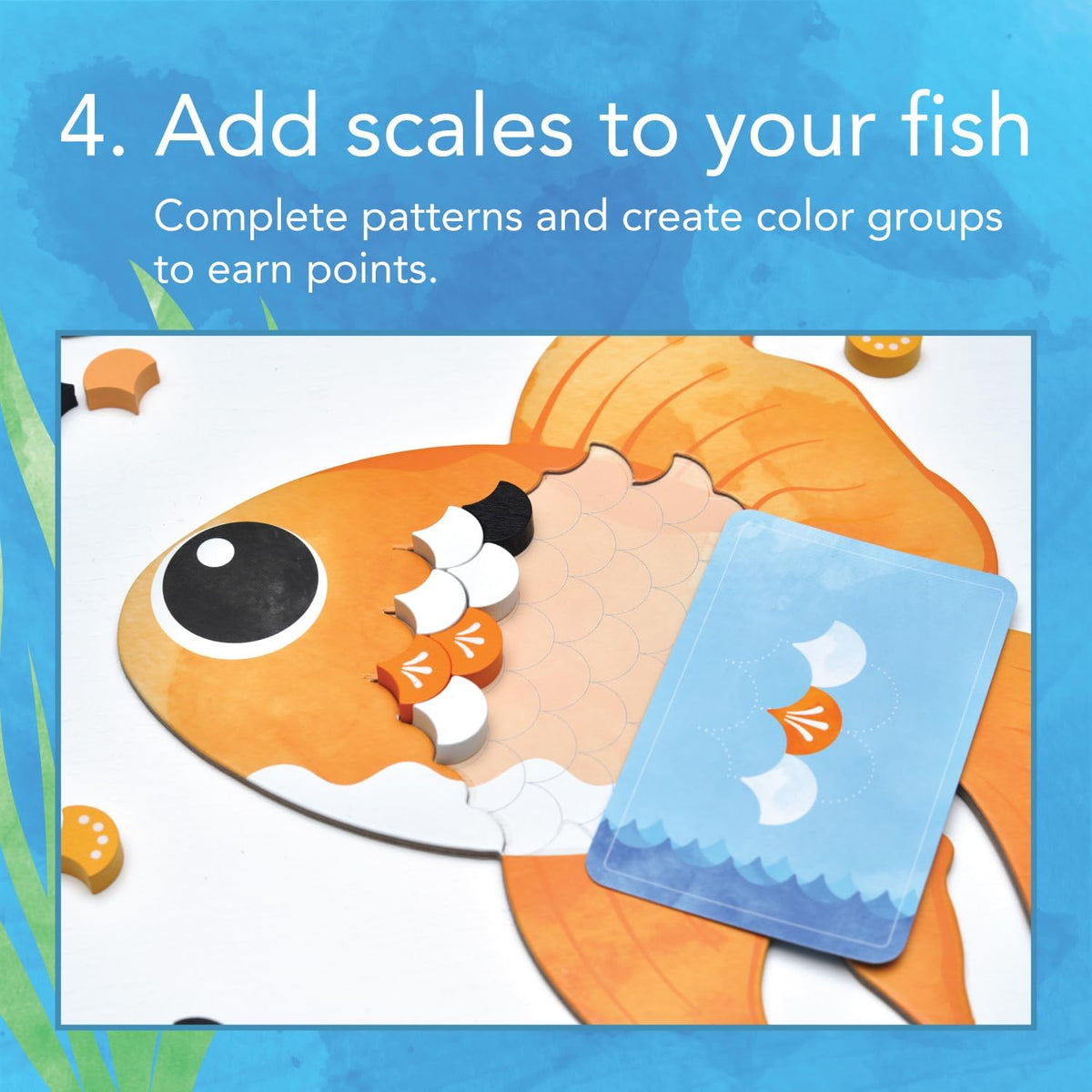 The Finest Fish pieces and decorative fish tokens