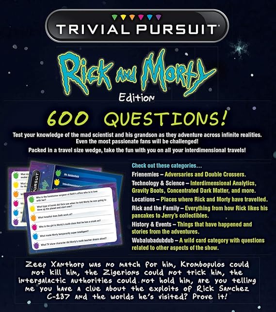 Trivial Pursuit: Rick and Morty Bitesize - Good Games