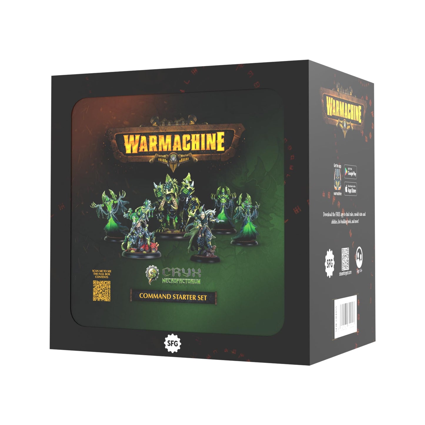 Steamforged Games Warmachine: Cryx Necrofactorium Command Starter Miniatures (SFIK-CRX055) - Good Games