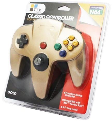 N64 Controller Replica Gold