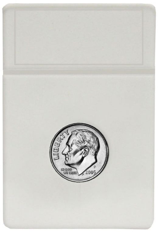 BCW - Currency Dime Display Slab Inserts - White - Good Games