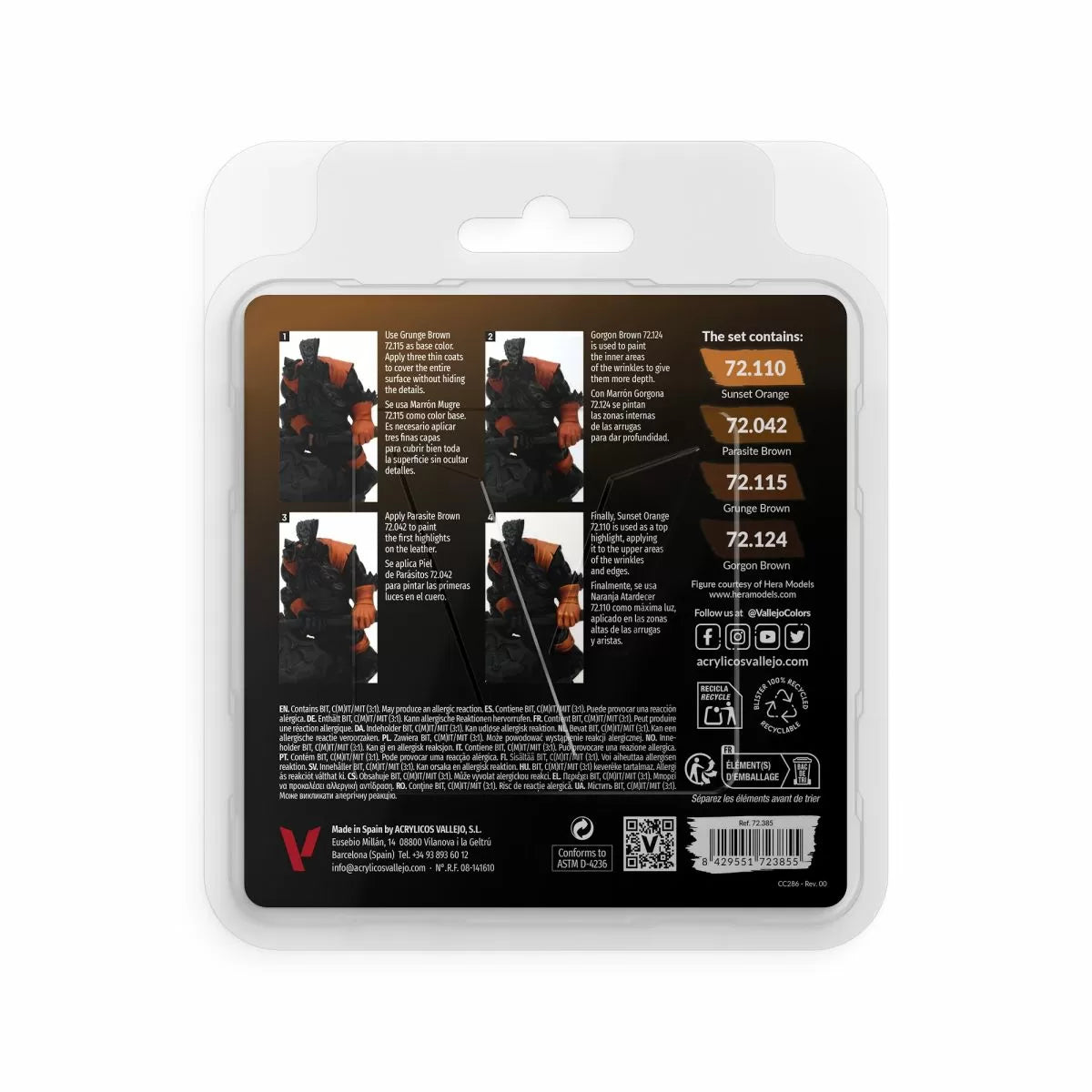 Vallejo Game Colour - Leather Set