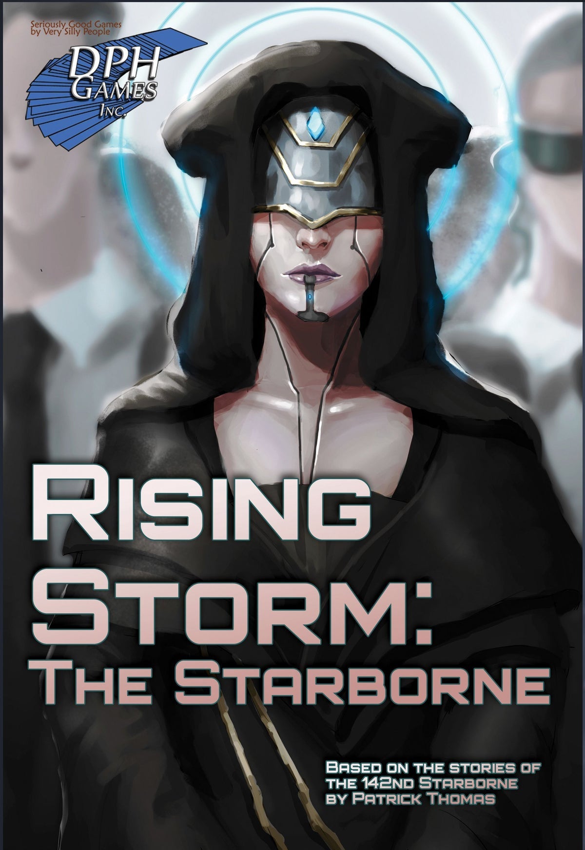 Game box cover featuring a glowing figure in a cosmic landscape with lightning and stars
