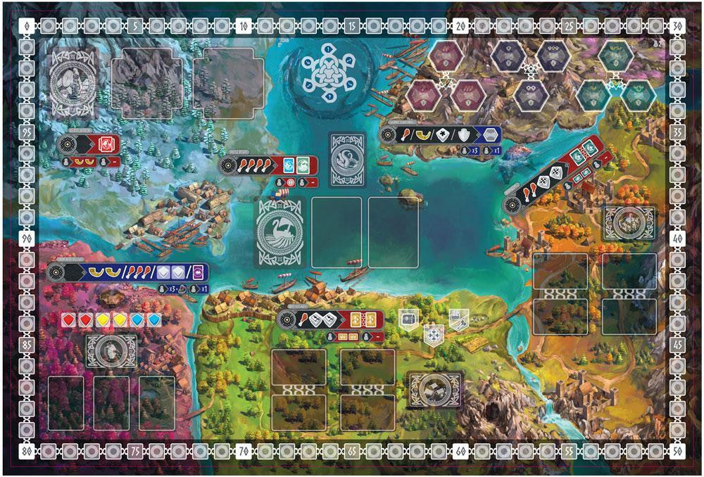 Reavers of Midgard Playmat featuring detailed fantasy artwork