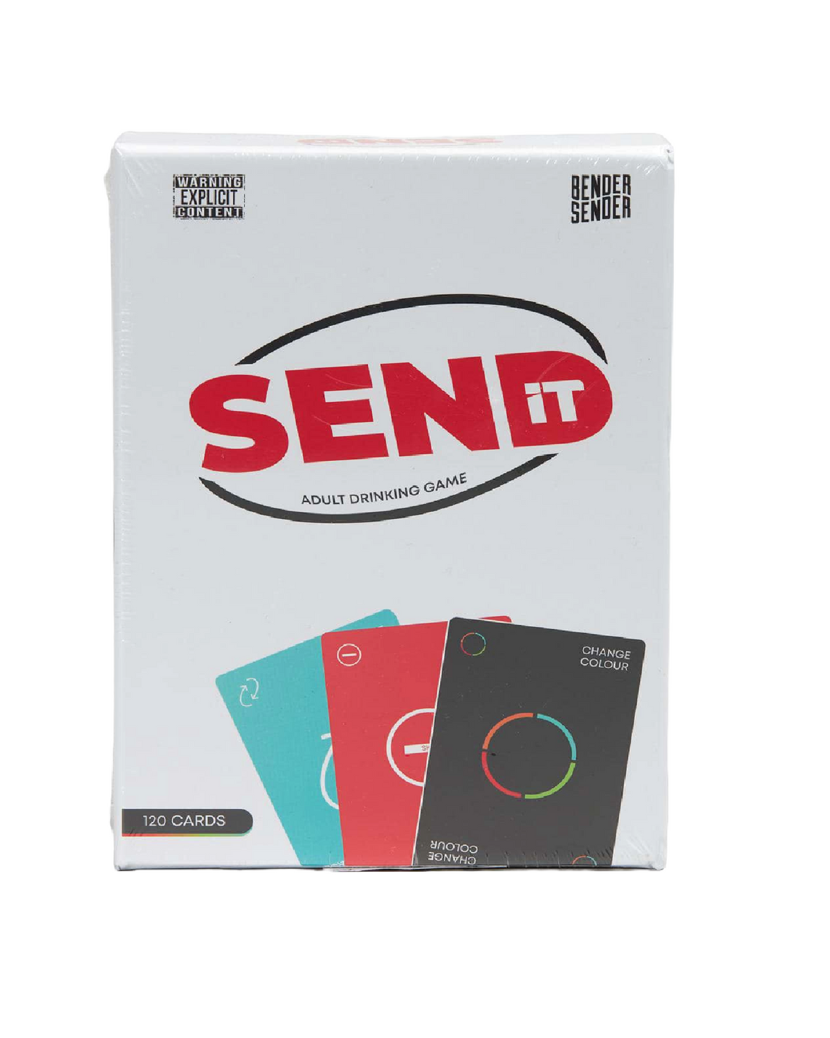 Front view of Bender Sender: Send It game packaging