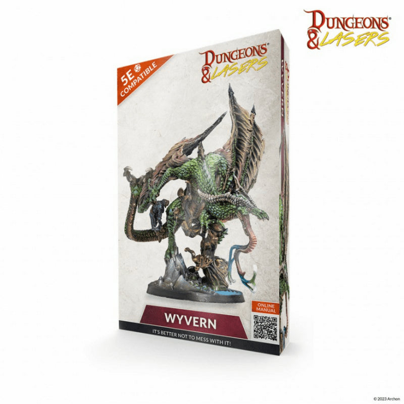 Archon Studio Dungeons &amp; Lasers: Dragons - Wyvern Miniature - Good Games