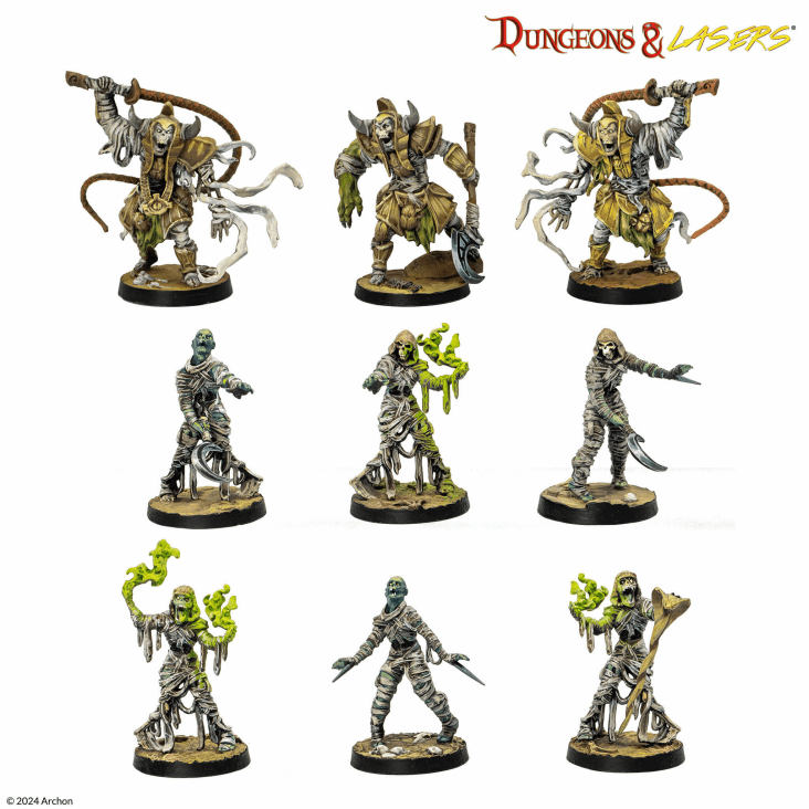 Dungeons &amp; Lasers Miniatures - White Eyes Dunes (DNL0102) - Good Games