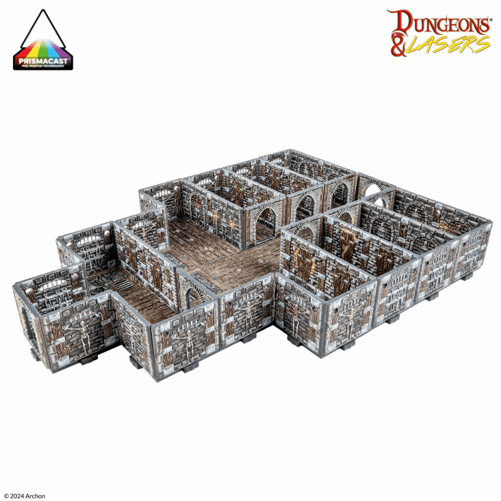 Dungeons &amp; Lasers PrismaCast Pre-Painted Terrain Scale Model - Chambers Of Torment - Good Games