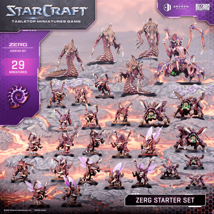 Starcraft Miniatures Games: Zerg Starter Set