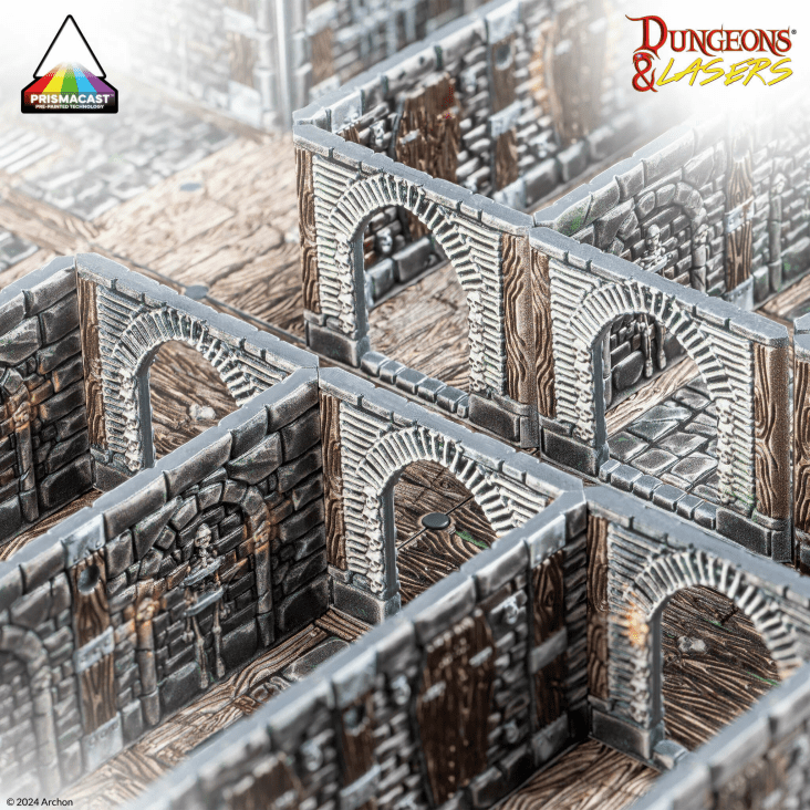 Dungeons &amp; Lasers PrismaCast Pre-Painted Terrain Scale Model - Chambers Of Torment - Good Games