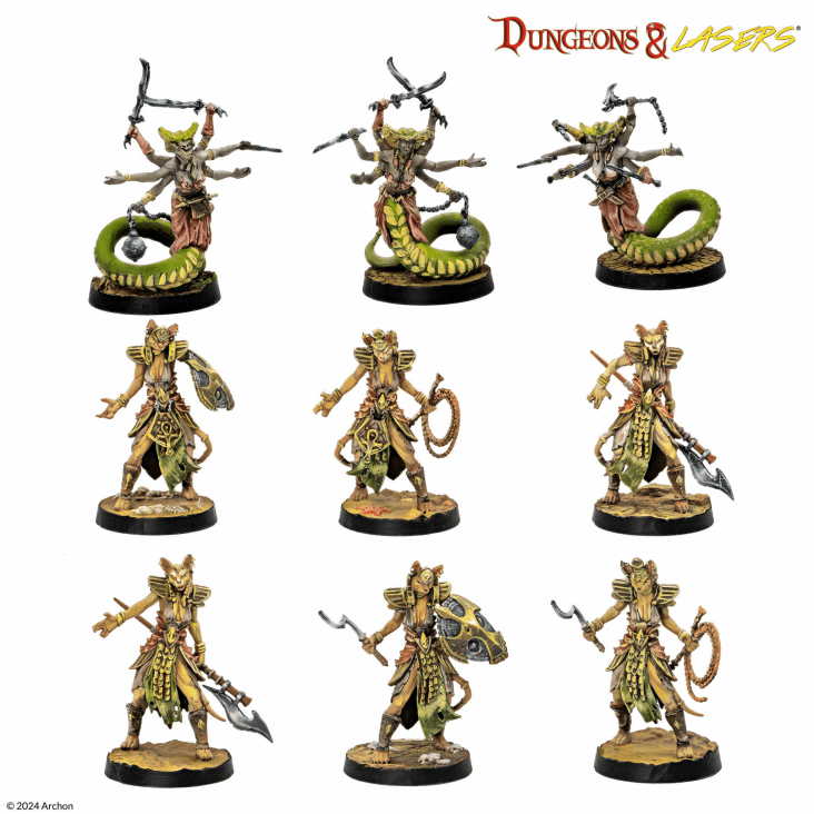 Dungeons &amp; Lasers Miniatures - White Eyes Dunes (DNL0102) - Good Games