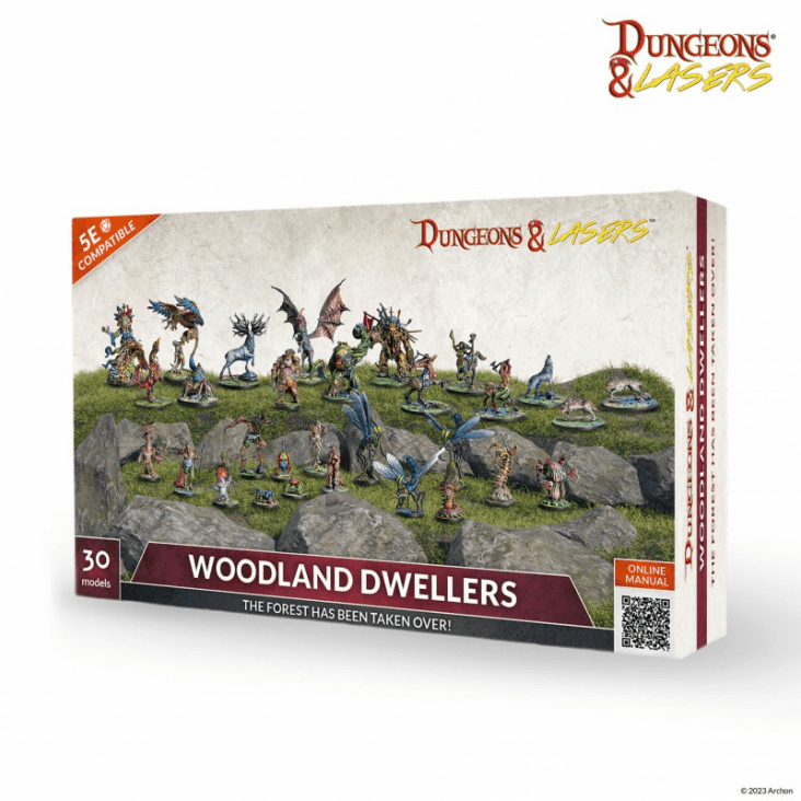 Dungeons & Lasers Miniatures - Woodland Dwellers (DNL0068) - Good Games